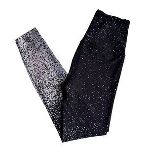 Beyond Yoga Alloy Ombre High Waisted Metallic Iridescent Speckle Legging -Size S
